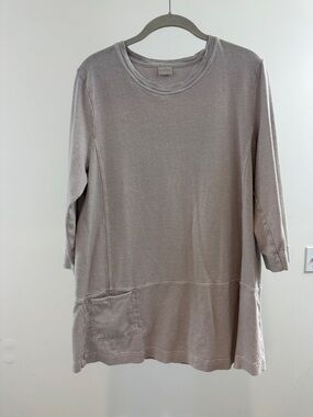 Poetry Taupe Long Sleeve Tunic